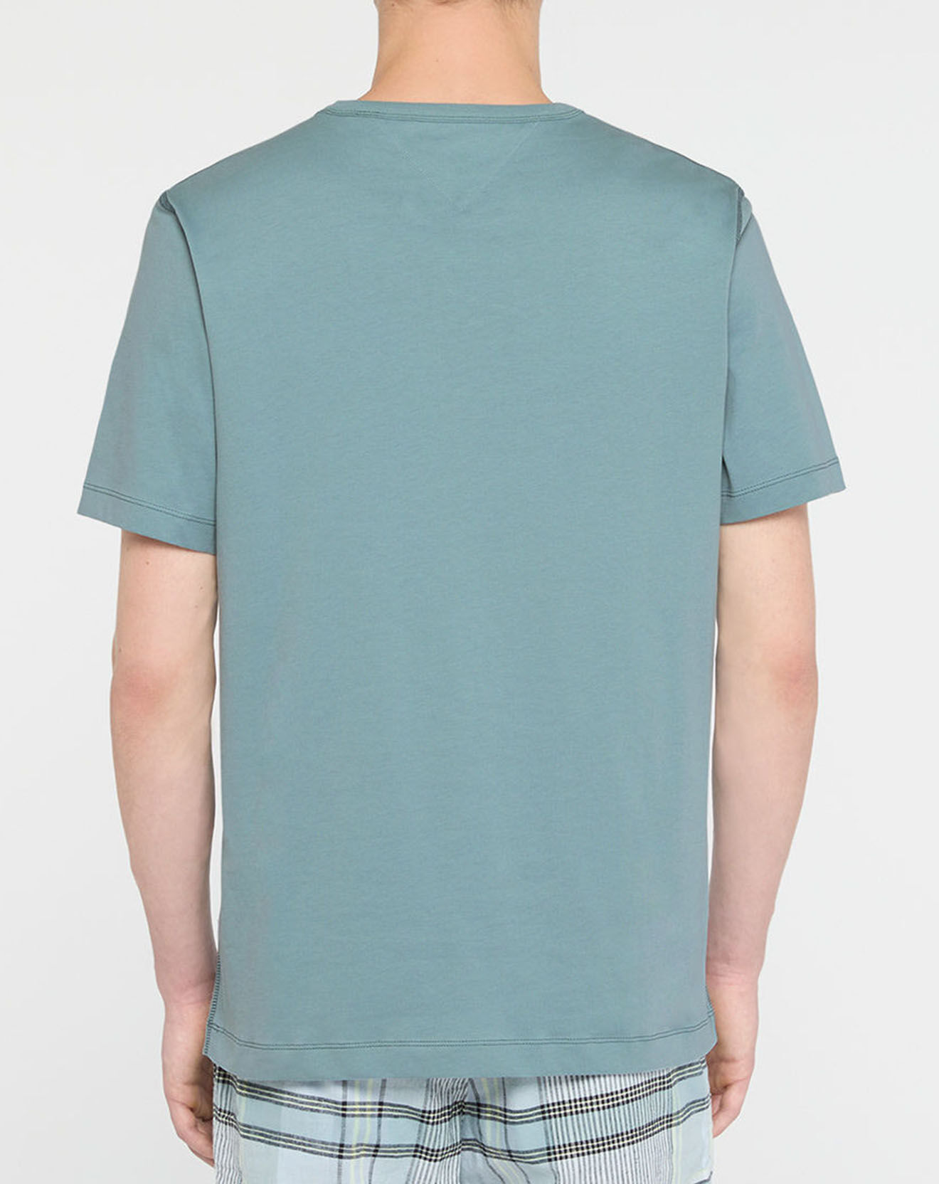 Tommy Hilfiger T-Shirt Contrast Stitch bleu vert