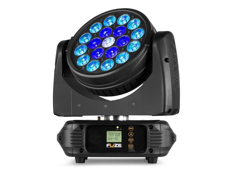 BeamZ Moving Head Fuze1910 Kompakter Moving Head Wash mit Kreislaufkontrolle