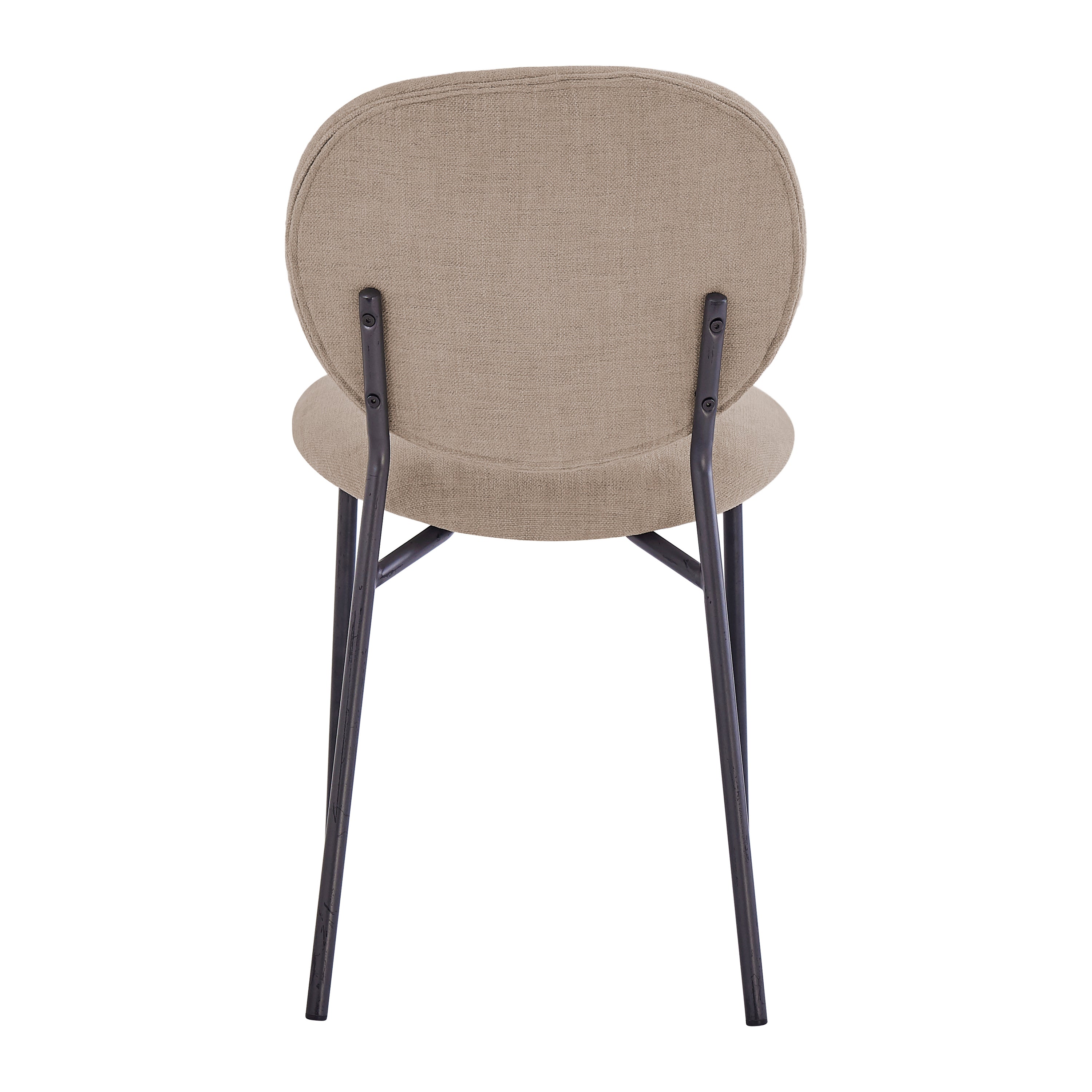 by fonQ Loop Eetkamerstoel Chenille - Taupe
