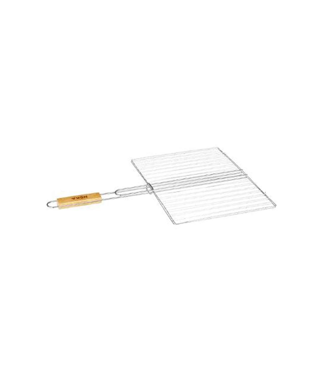 Double Grille Barbecue BBQ 30x40cm Chrome