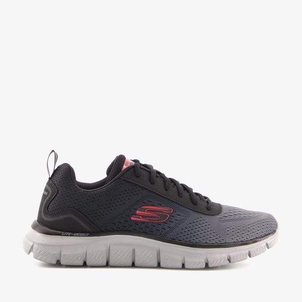 Skechers Track Ripkent heren sneakers zwart/grijs
