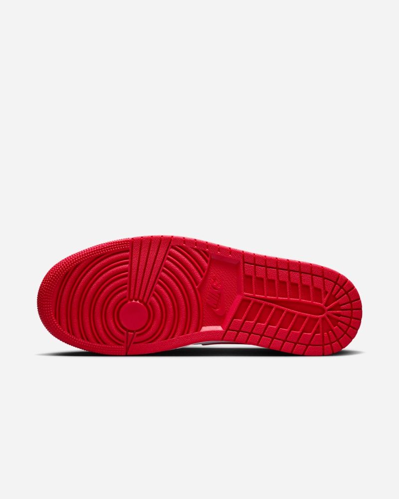 Chaussures Nike Air Jordan 1 Low OG Blanc & Rouge pour homme