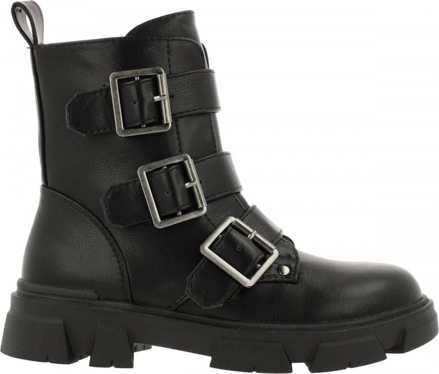 Bullboxer Aaf504 Veterboots Laarzen Met Veters Zwart