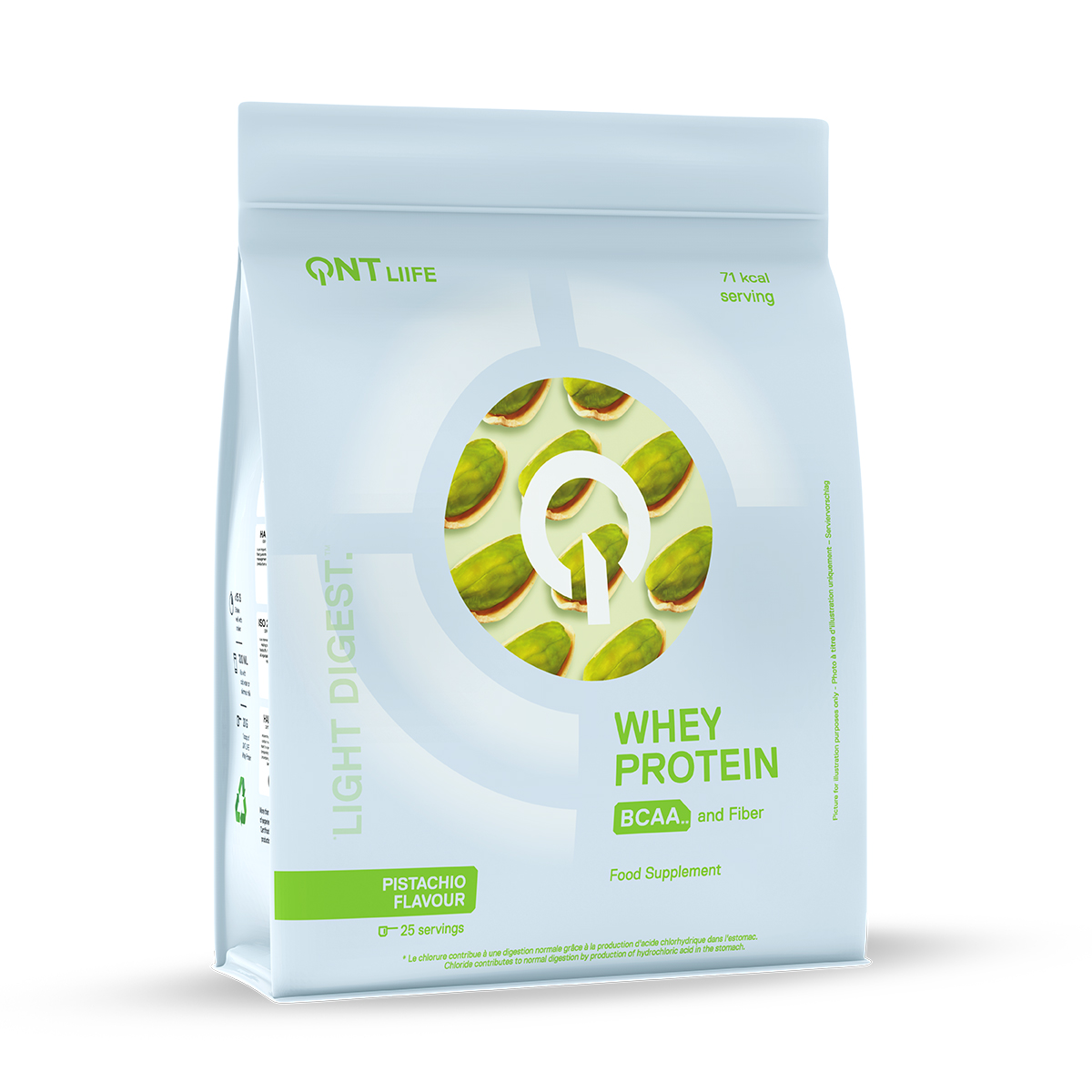 QNT Light Digest Whey Protein<br>500 g, Pistachio