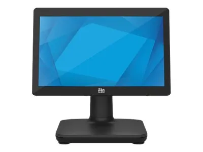 EloPOS System - Med I/O Hub Stand - alt-i-én 1 x Celeron G4900T - RAM 4 GB - SSD 128 GB - UHD Graphics 610 - Gigabit Ethernet - Win 10 IoT Enterprise LTSC 64-bit - skærm: LED 15.6