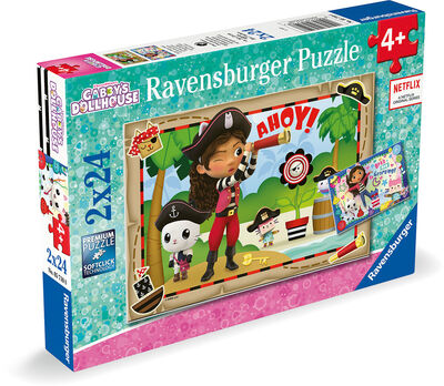 Ravensburger Puslespill Gabby's Dollhouse 2x24 Brikker