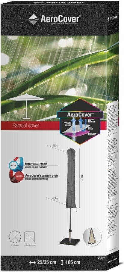 Platinum Outdoorable parasolhoes AeroCover 165 x 25 x 35 cm