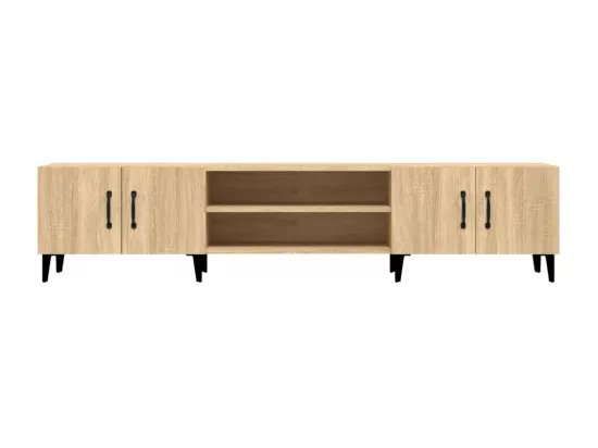 Meubles TV chêne sonoma 180x31,5x40 cm bois d'ingénierie