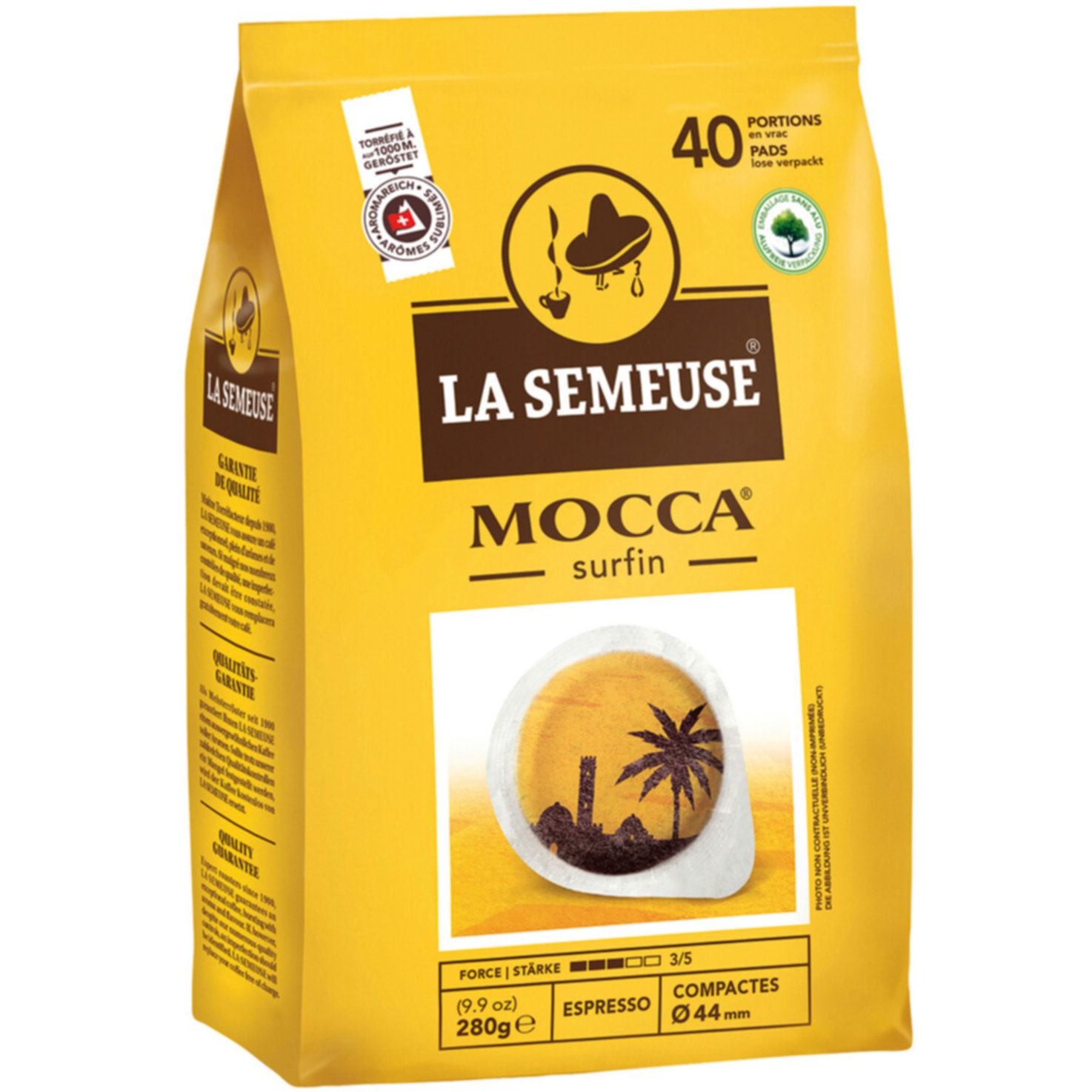 La Semeuse Mocca surfin 44mm 40 Kaffeepads