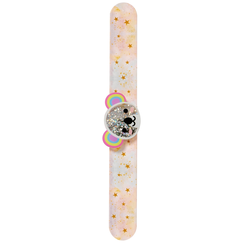 Love The Look Glitzernde Tier-Schnapparmbänder, 2er-Pack