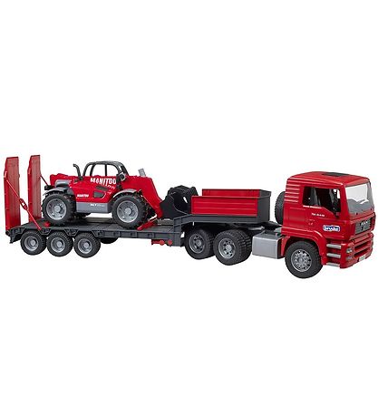 Bruder Lastbil - MAN TGA m. Manitou Teleskopl?sser - 02774