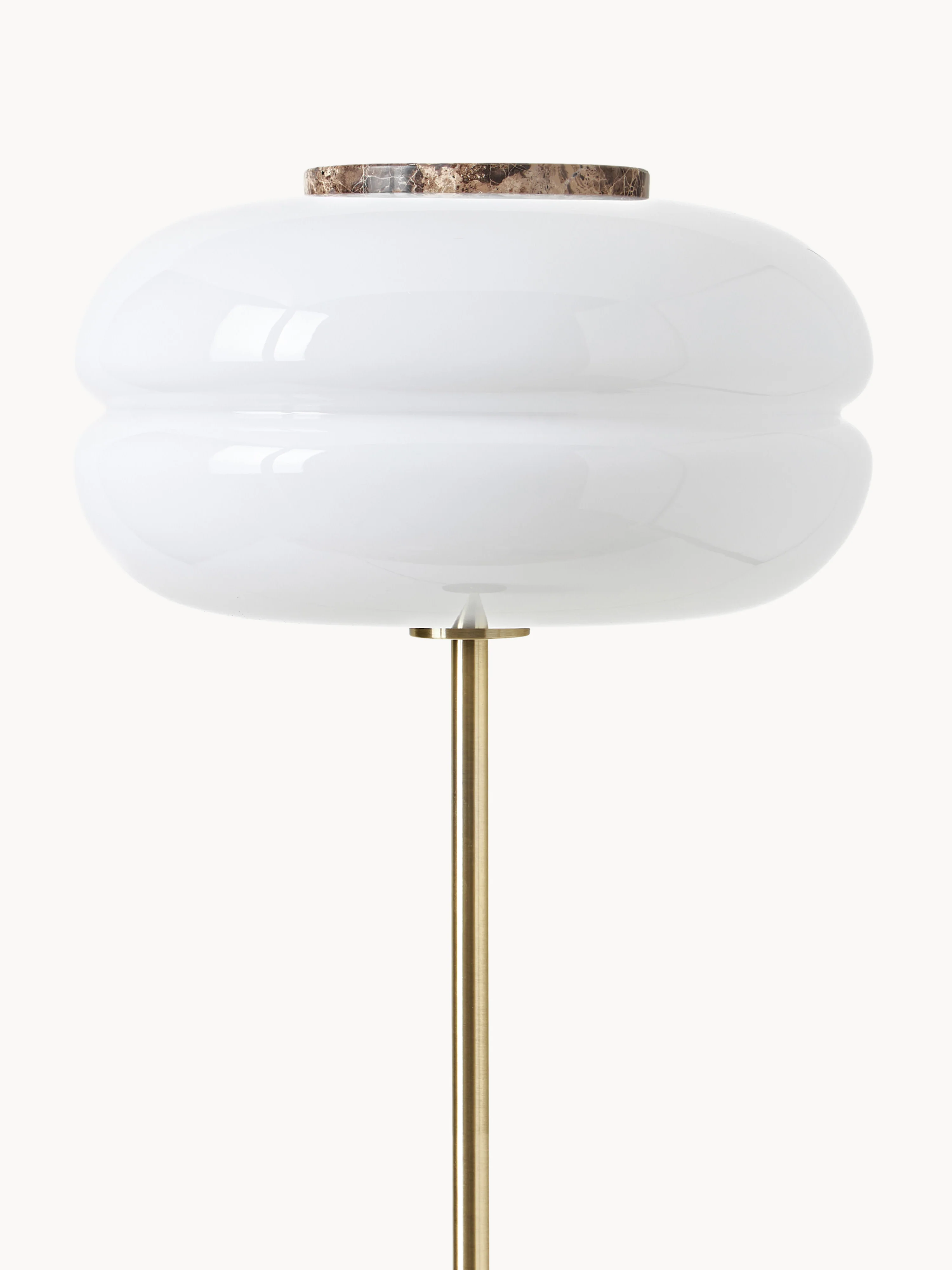 Vloerlamp Bun met marmeren voet