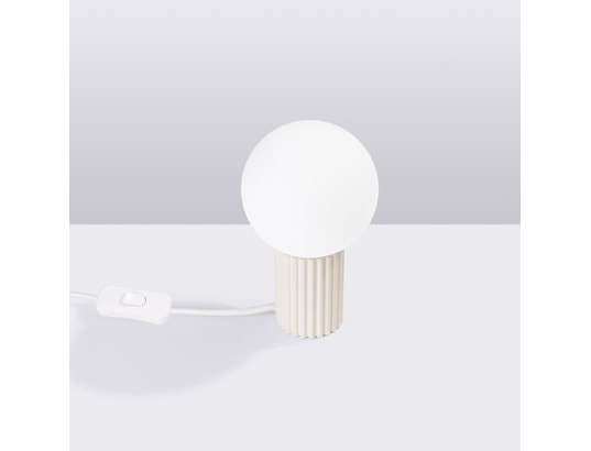 SOLLUX LIGHTING - Lampe à poser halo beige