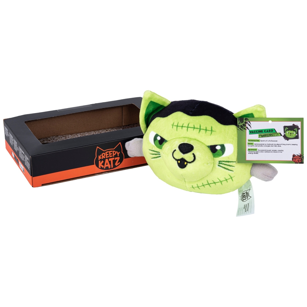 Kreepy Katz Katzentoilette 10 cm Frankenkitty Stofftier