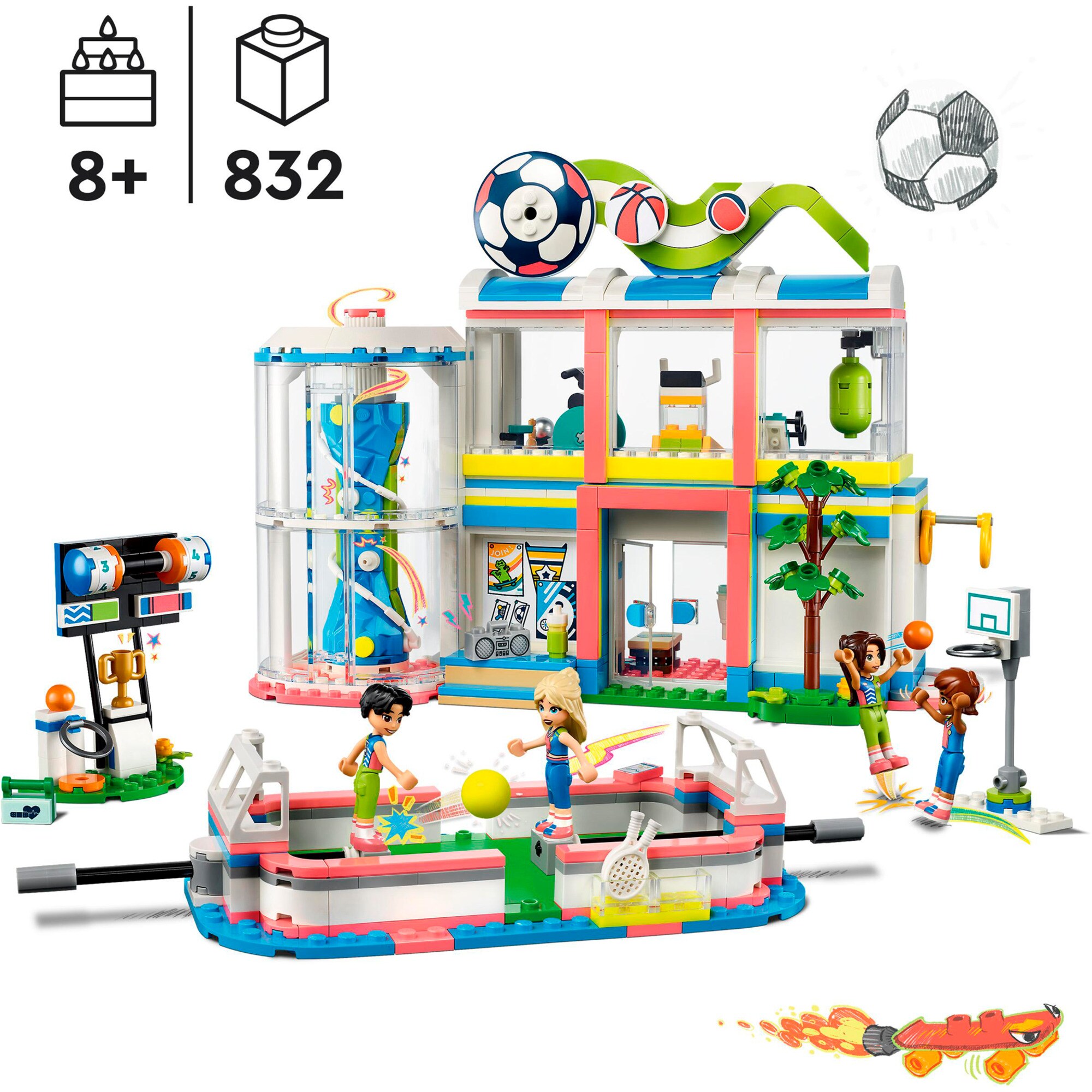 LEGO Konstruktionsspielzeug Friends Sportzentrum