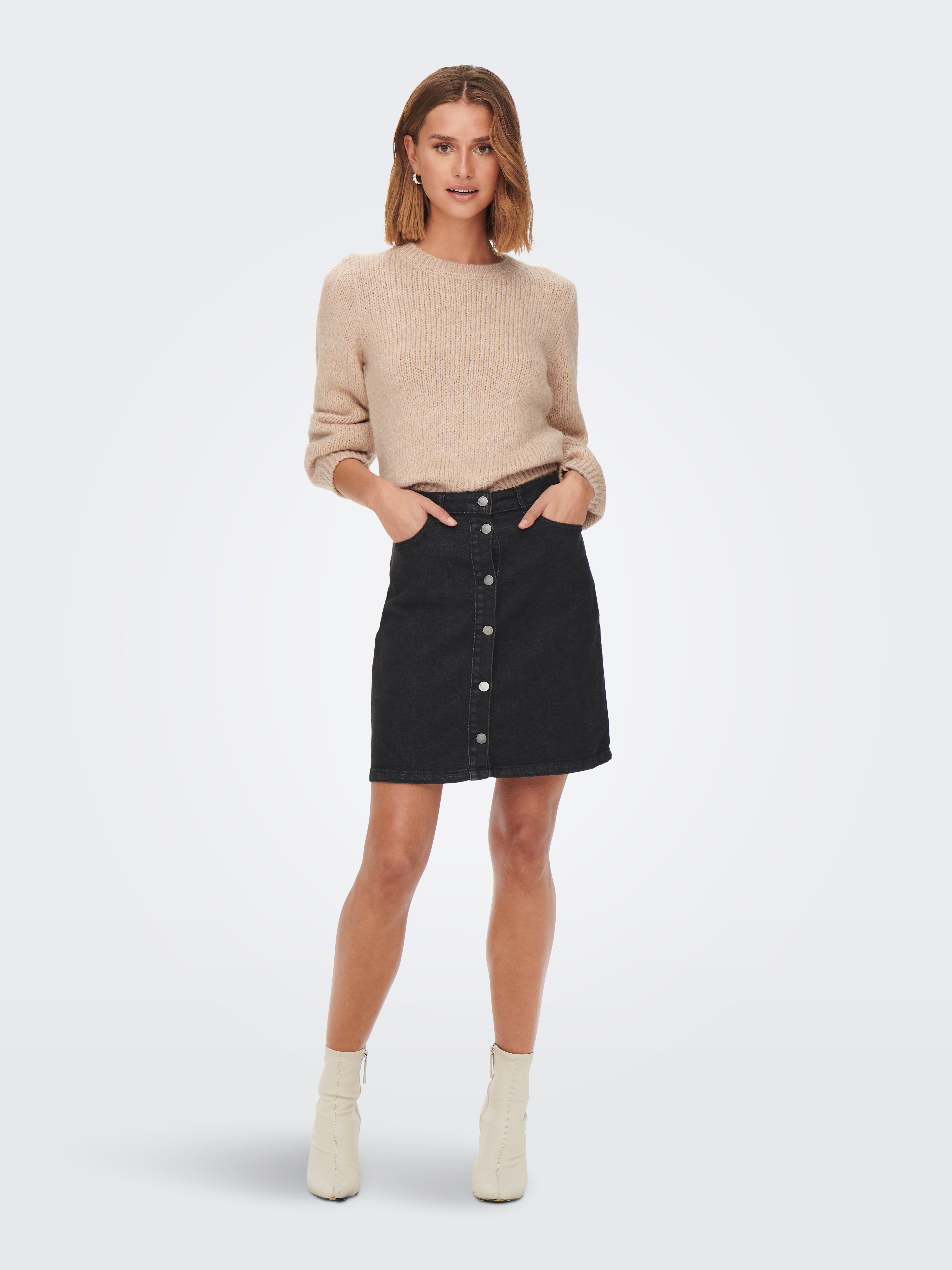 JDYDINEA Strickpullover Tapioca