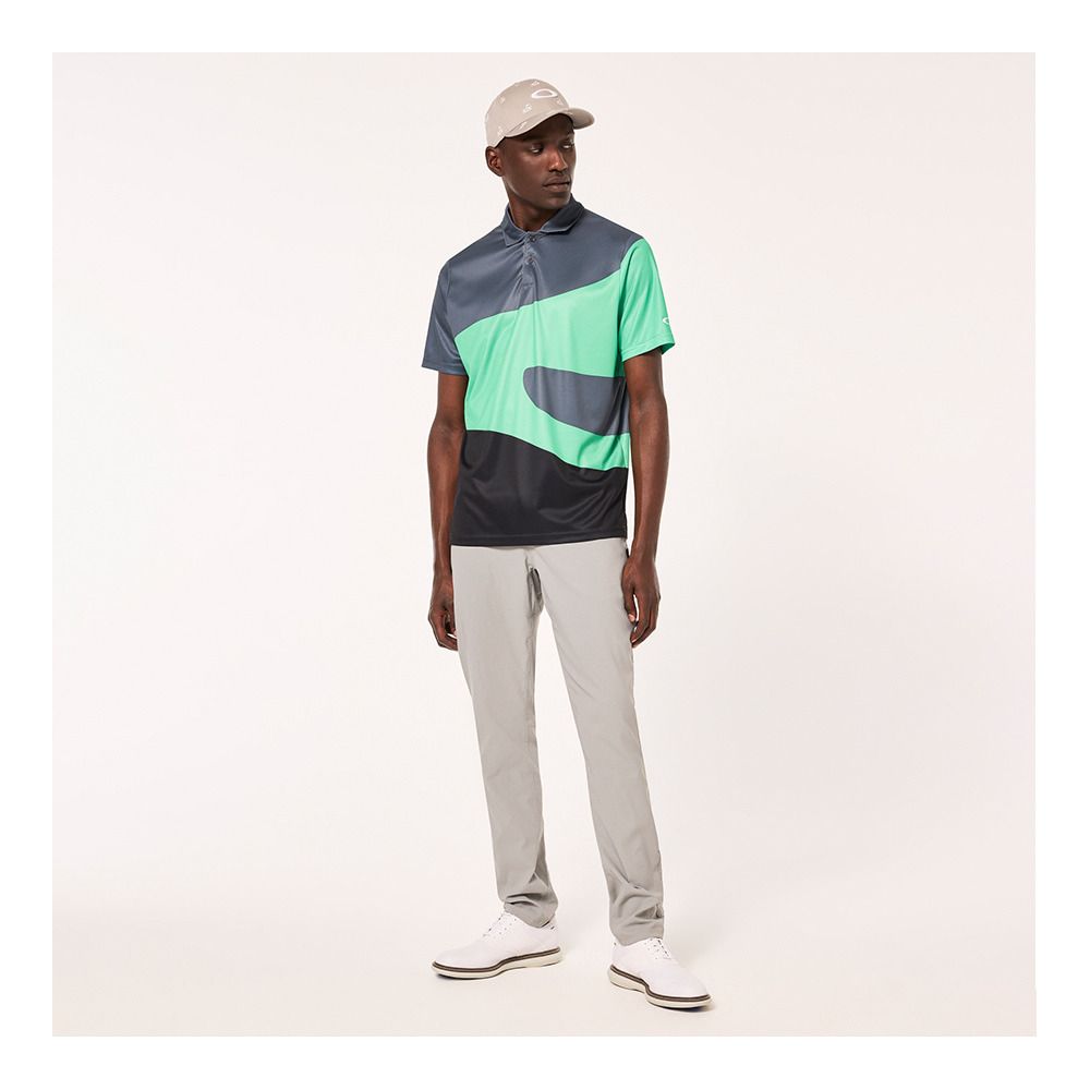 Oakley REDUCT WAVE - Polo Homme virulent green
