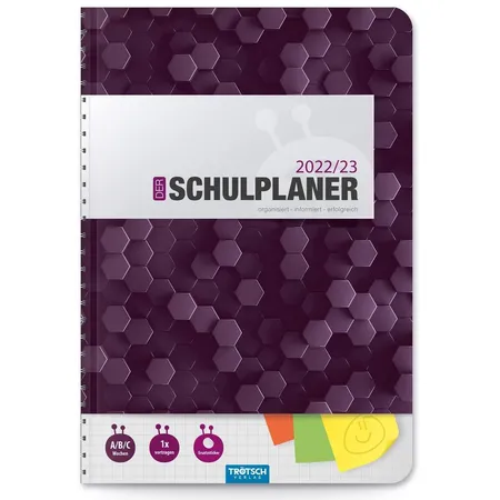 Trötsch Schulplaner Lila 2022/2023