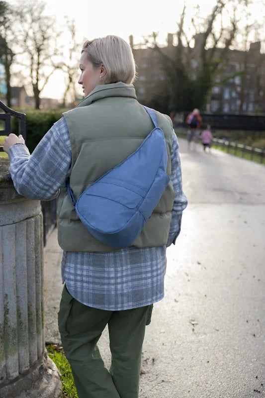 The Healthy Back Bag Textured Nylon S Vintage Indigo