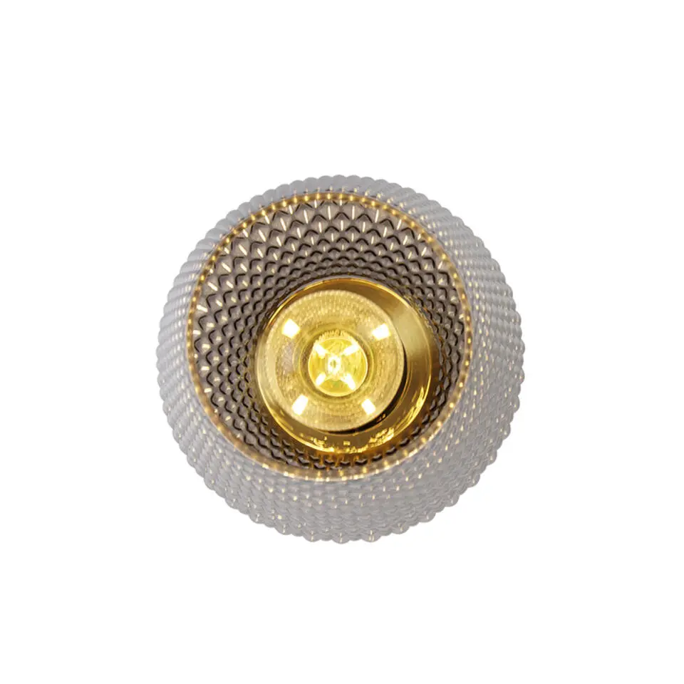 Qazqa plafondlampen karce goudkleurig e27
