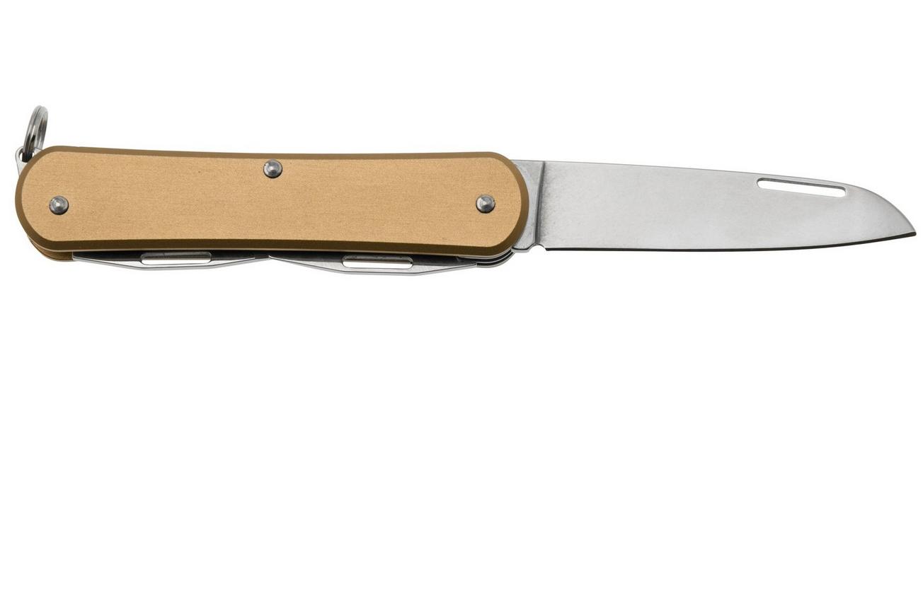 Fox Vulpis KA-VP130-3BR, 3 Tools, Aluminium Bronze, Zwitsers zakmes, Knivesandtools Exclusive