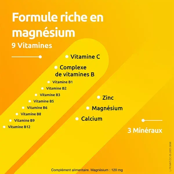 Supradyn Magnésia Anti-Stress Vitamines, Minéraux et Magnésium 30 comprimés effervescents