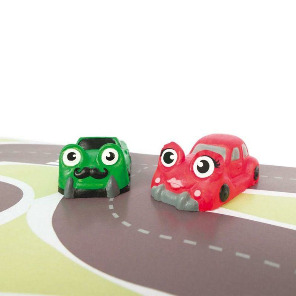 Coffret plâtre à faire soi-même - la course des petits bolides