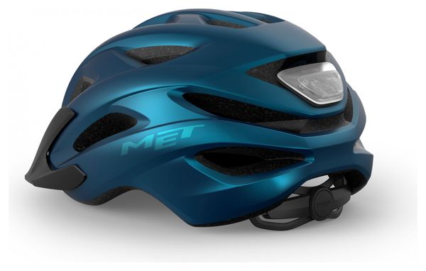 Casque MET Crossover Bleu Metallic Mat