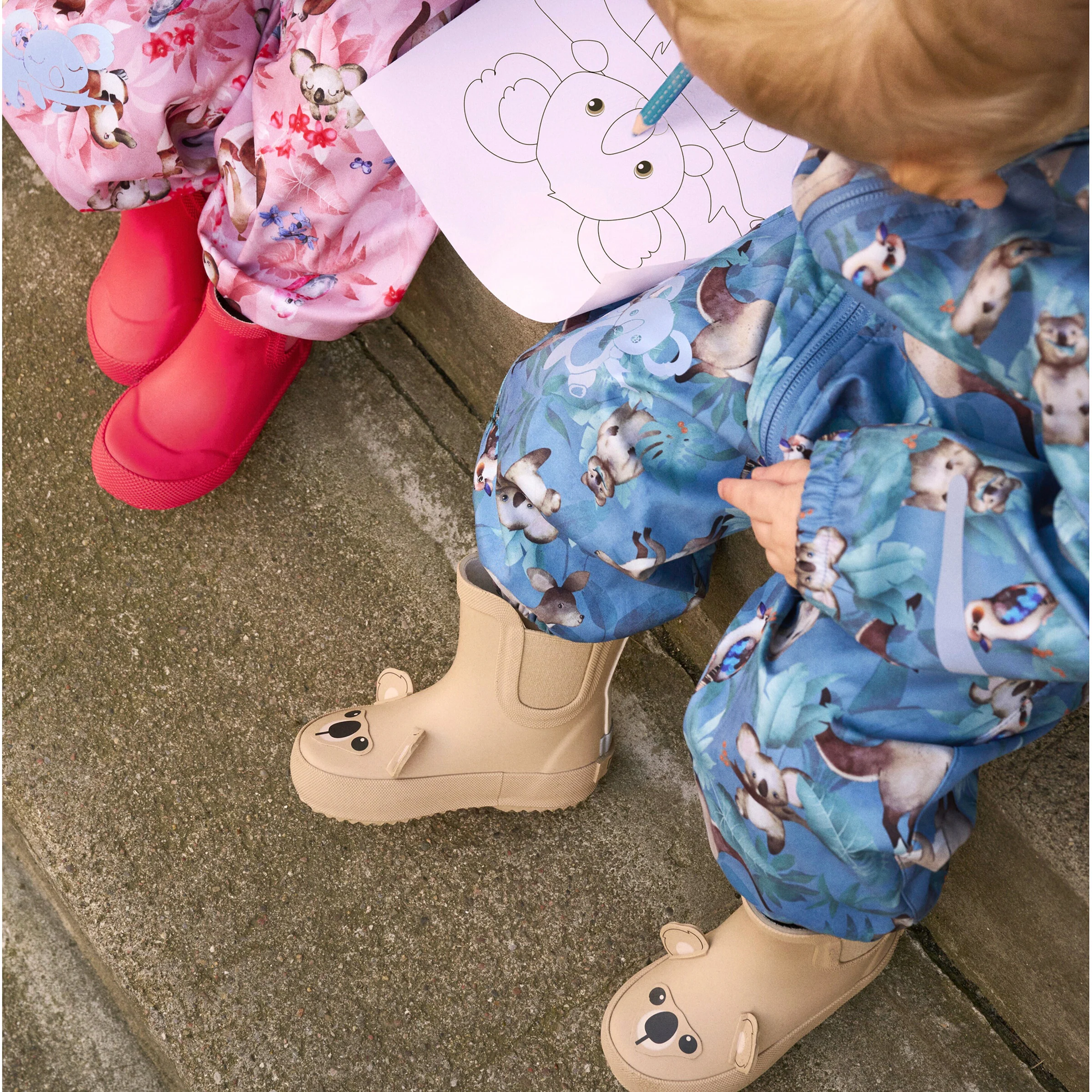 CeLaVi Gummistiefel Koala beige