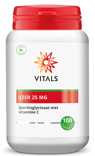 Vitals IJzer 25mg100 capsules