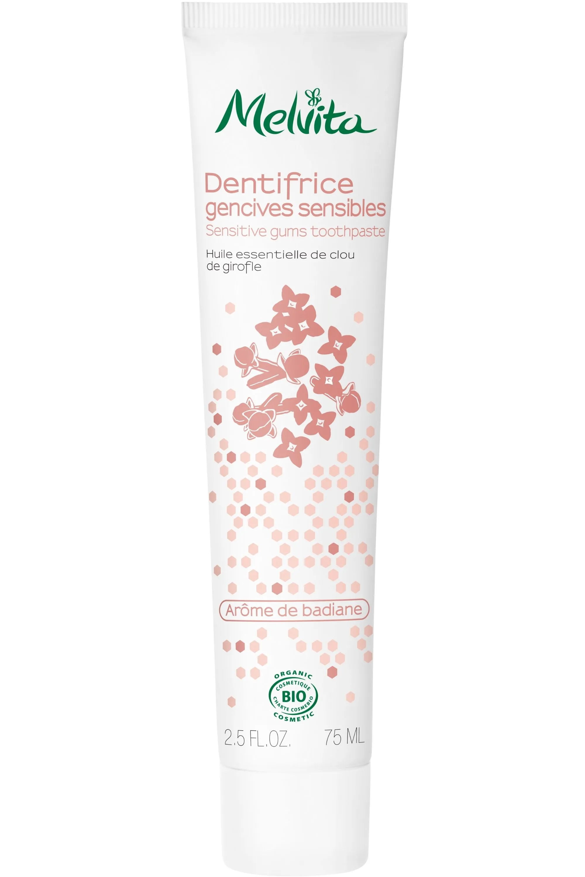 Melvita Dentifrice gencives sensibles bio-75 ml