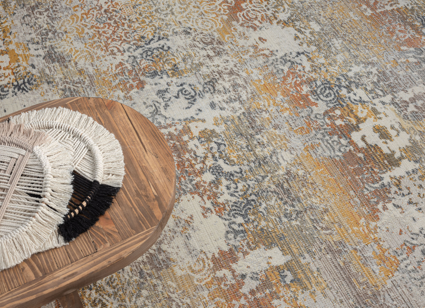 Robuster Teppich im modernen Used-Look