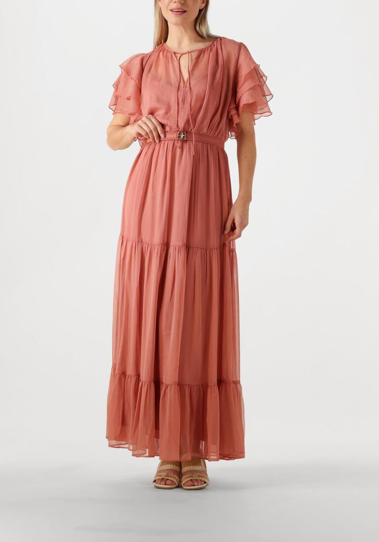 roze dante6 maxi jurk xevi boho maxi chiffon dress