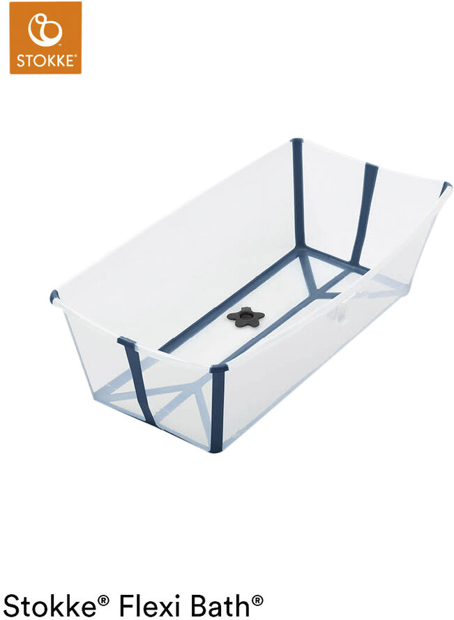 Stokke Stokke Flexi Bath X-Large Transparent Blue Transparent & blå