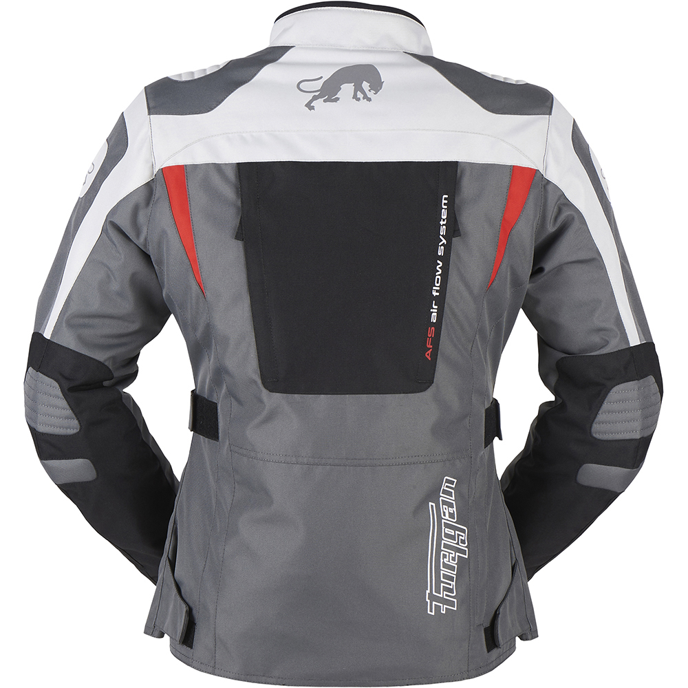 Furygan - Veste femme Apalaches Lady Noir / Gris / Rouge