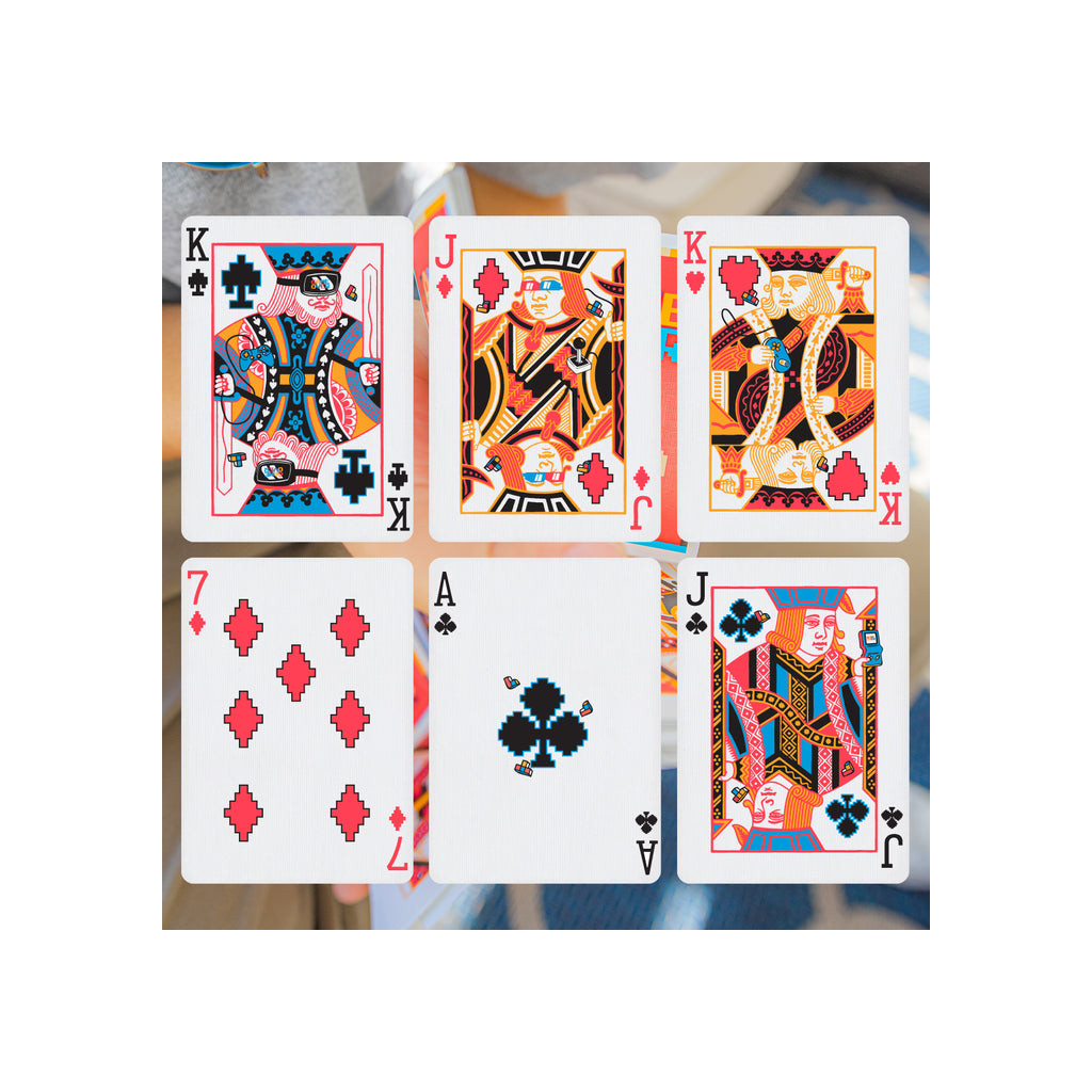 Cartes à jouer Game Over - Rouge