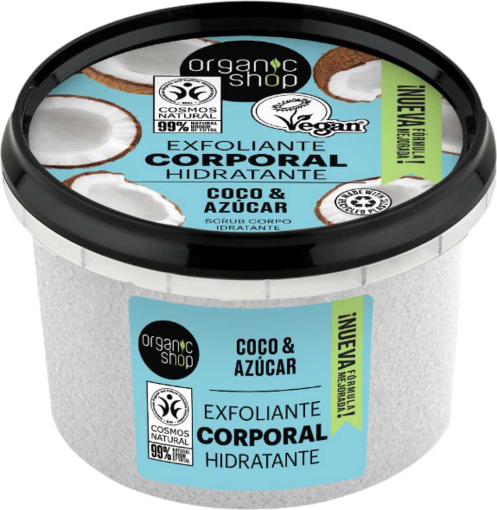 Organic Shop  Hydrating Body Scrub Coconut & Sugar, 250 ml