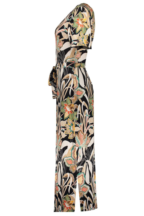 Geisha zwarte dames jurk