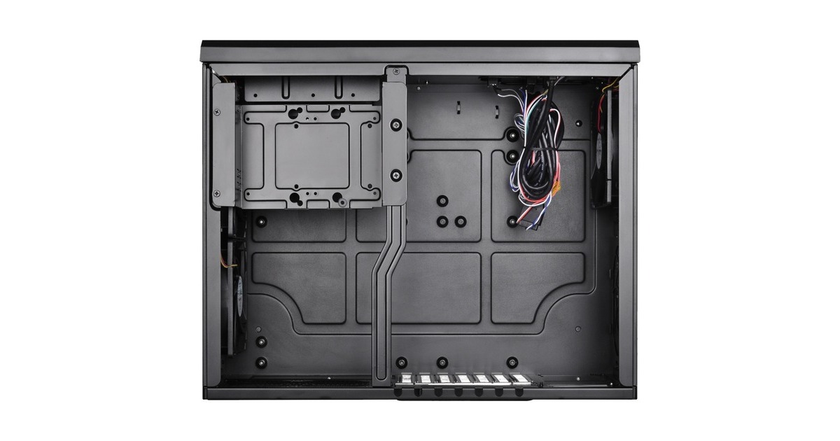 SilverStoneSST-GD10B HTPC behuizing  (Zwart | 2x USB-A)