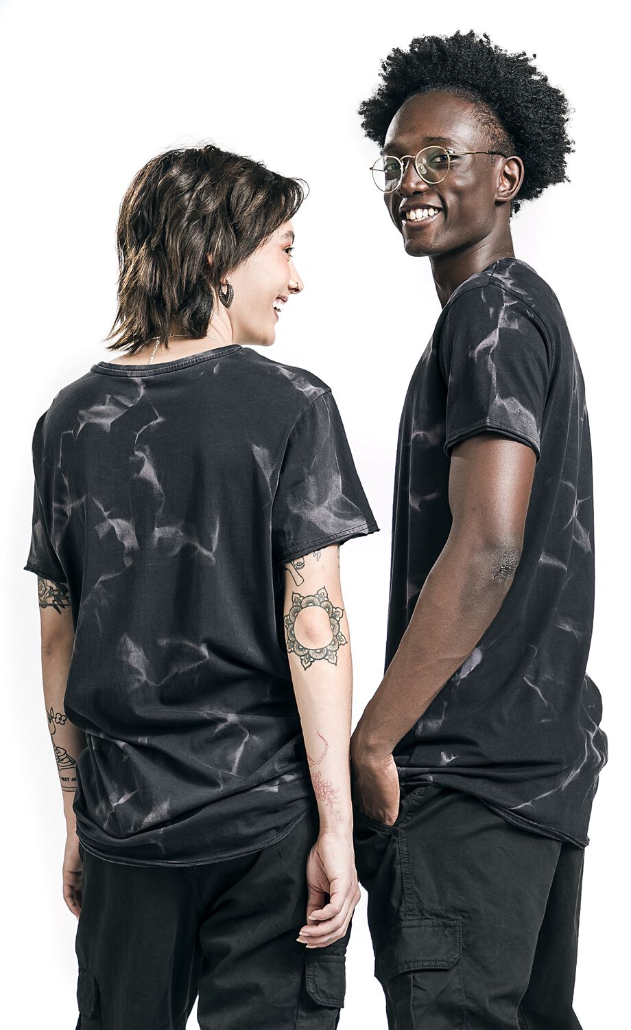 Collection Spéciale EMP X Urban Classics - T-shirt unisexe avec délavage | Collection Spéciale EMP T-Shirt Manches courtes