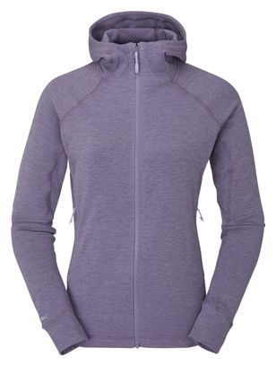 Polaire à Capuche Femme Rab Nexus Violet