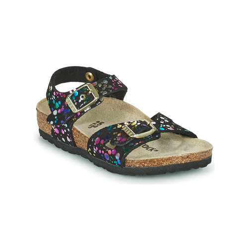 Birkenstock - RIO - Noir / Multicolore