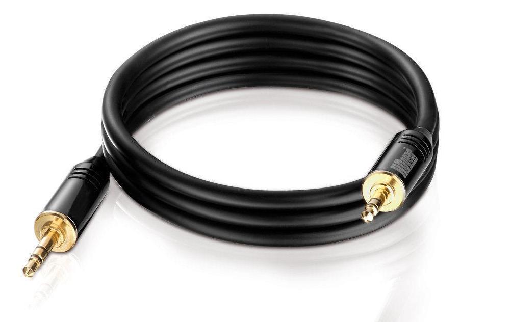 Audio-Kabel Premium 3.5 mm Klinke - 3.5 mm Klinke 0.5 mStereo-Klinkenkabel