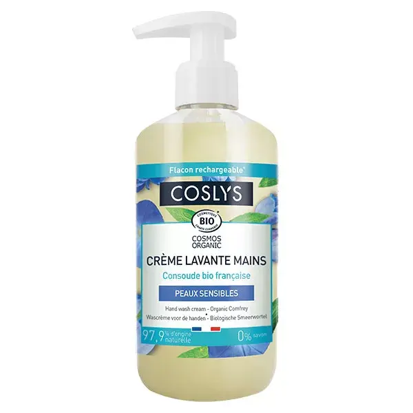 Creme de limpeza para mãos com confrei orgânico Coslys 300ml