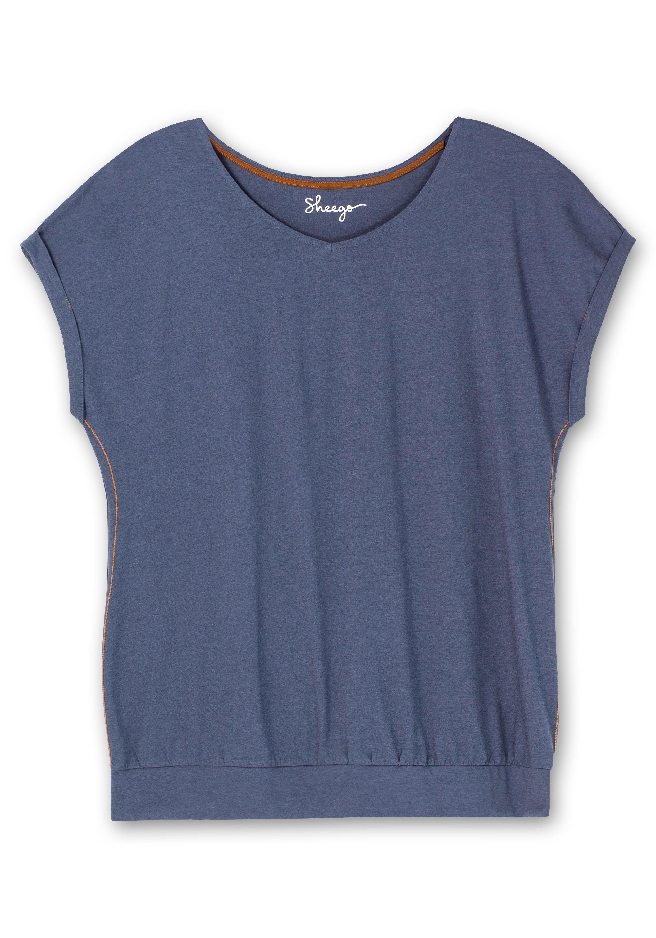 Oversized-Shirt mit elastischem Saumbund