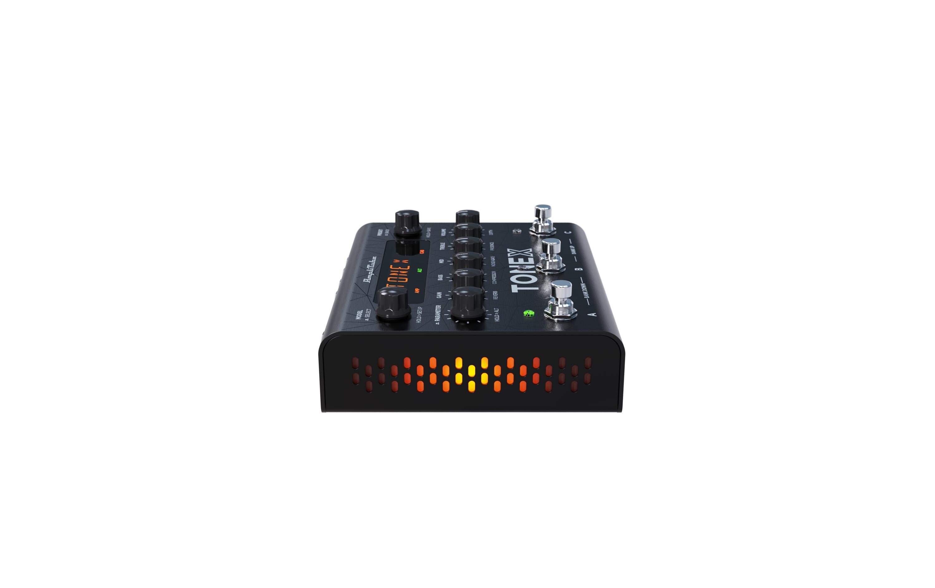 Pedal ToneX<br>KI-maschinenmodellierte Töne live auf der Bühne