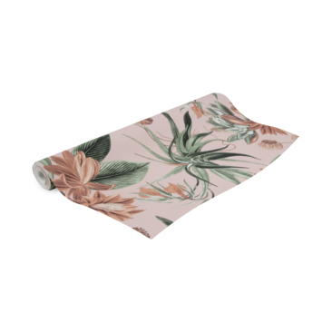 Vliesbehang Flowers roze 114165