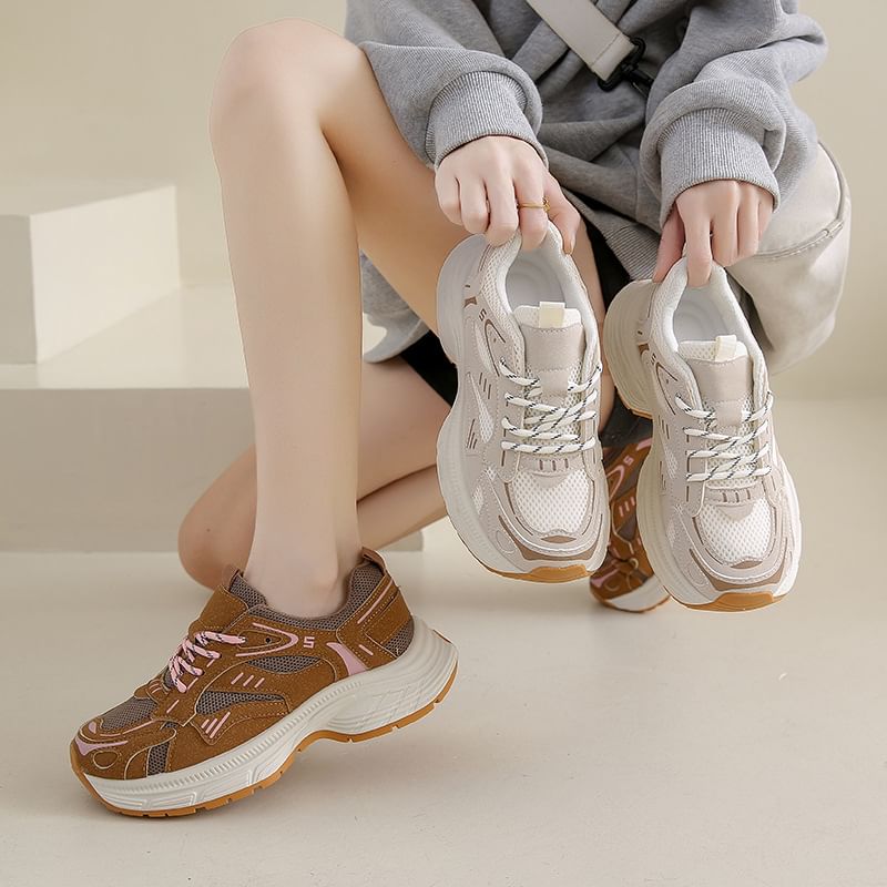 FRAISO - Platformpaneel Mesh Sneakers