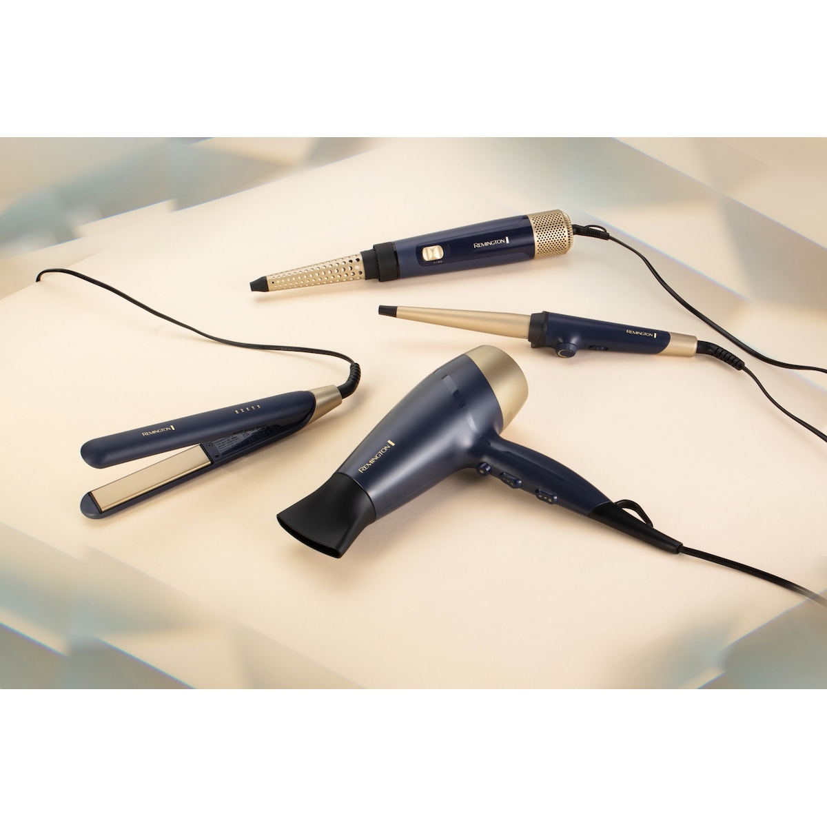 Remington Sapphire Luxe luftstyler AS5805 (blå og gull)