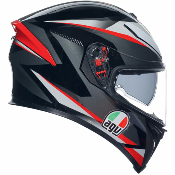AGV - Casque K5 S Plasma Noir / Gris / Rouge